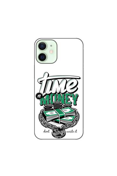 OEM Husa compatibila cu Apple iPhone 12 Mini Silicon Gel Tpu Model Mesaj Time...