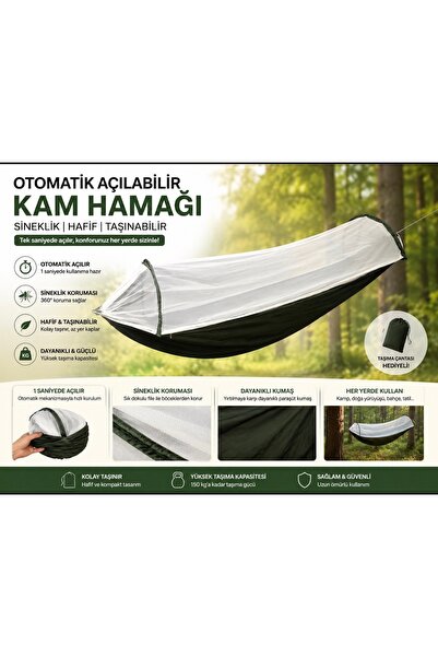 wesken Caravan kamp hamağı taşınabilir paraşut kumaş bahce ve kamp hamağı
