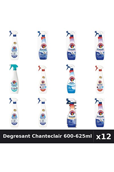 Chanteclair Set 12 Degresant Universal 600-625ml - Bicarbonat, Marsilia, Anti...