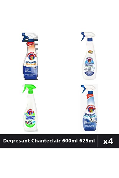 Chanteclair Set 4 Degresant Universal 600ml-625ml - Bicarbonat, Lămâie, Antic...