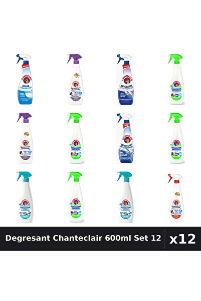 Chanteclair Set 12 Degresant Universal 600ml - Lamaie, Lavanda, Marsilia, Ant...