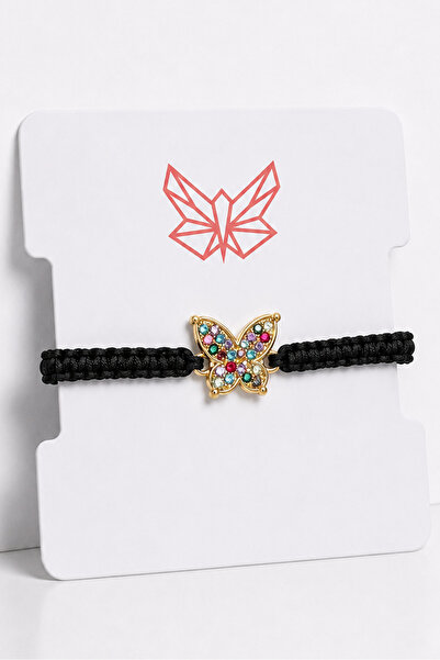 MakeWell Black Red and Multicolor String Butterfly Dragonfly Infinity Symbol ...