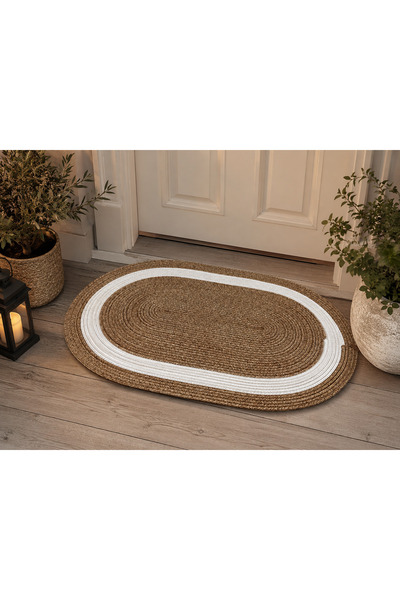 Öz-Tex Home Jute, Straw, Door Mat, Bath Mat, Mat, Kitchen Mat