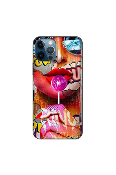 OEM Husa compatibila cu Apple iPhone 12 Pro Max Silicon Gel Tpu Model Pop Art...
