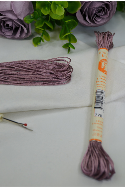 Enstitü İplik Hand Embroidery Silk, Laundry Silk, Rayon, Shiny Silk Texture, ...
