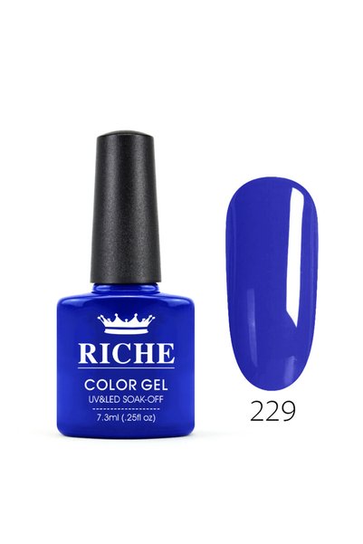 OEM Ojă semipermanentă Riche 229, Albastru, 7.3 ml