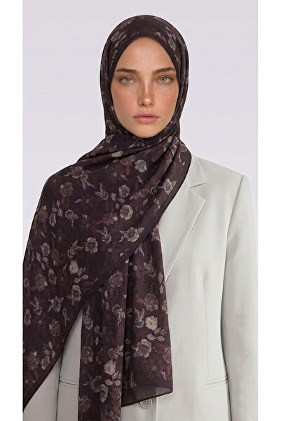 Karaca Velora Patterned Cotton Shawl - Brown