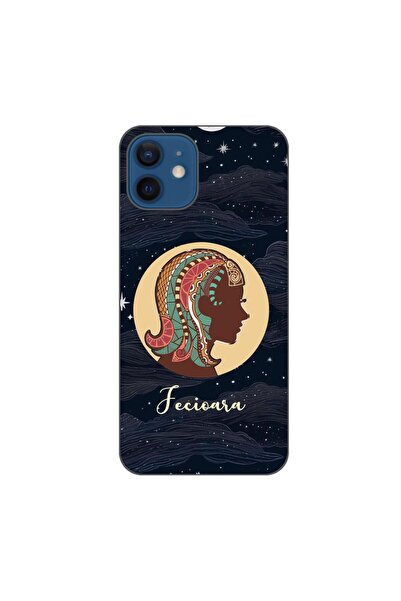 OEM Husa compatibila cu Apple iPhone 12 Silicon Gel Tpu Model Horoscop Fecioara