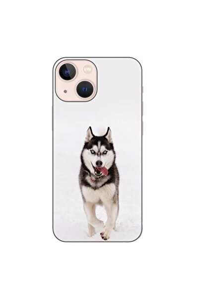 OEM Case compatible with Apple iPhone 13 Mini Silicone Gel Tpu Husky Pattern