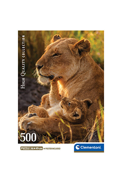 CLEMENTONI Παζλ Η.Q Feline Love Βασιλική Αγάπη Compact Box 500 τμχ