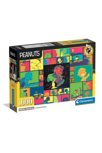 CLEMENTONI Παζλ High Quality Collection Peanuts 1000 τμχ - Compact Box