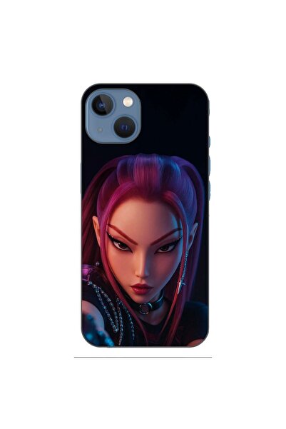 OEM Husa compatibila cu Apple iPhone 13 Silicon Gel Tpu Model KPop Demon Hunt...