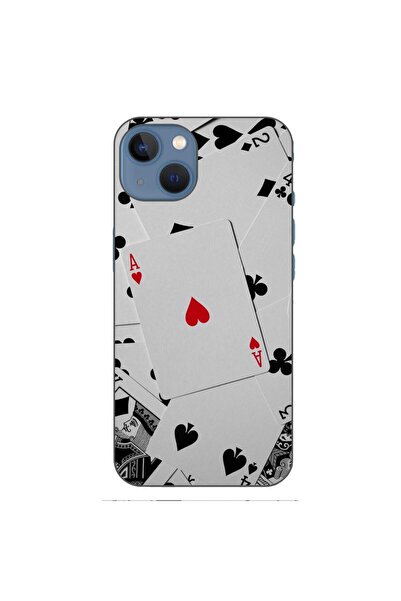 OEM Husa compatibila cu Apple iPhone 13 Silicon Gel Tpu Model Carti Poker