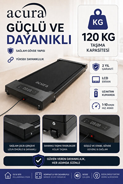 Acura AC-490 Portatif Yürüme ve Koşu Bandı