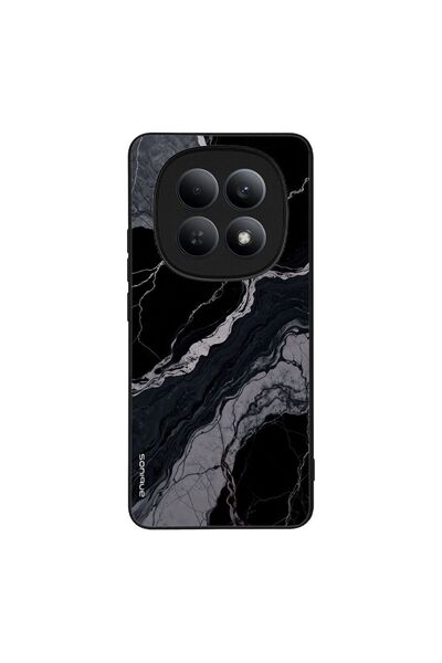 Sonique Θήκη Marble Series για Xiaomi Redmi Note 15 5G / Poco M8 5G Μαύρο 02