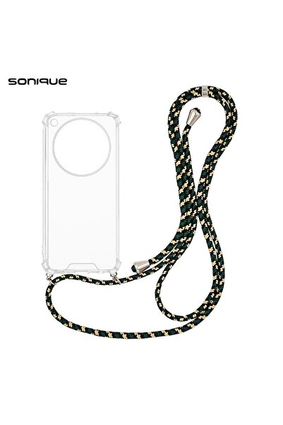 Sonique Θήκη Σιλικόνης με Κορδόνι Armor Clear Oppo Find X8 Pro 5G Rainbow Πρά...