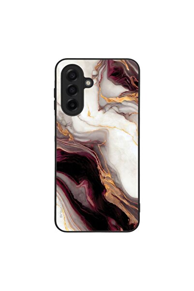 Sonique Θήκη Marble Series για Samsung Galaxy A17 4G / Galaxy A17 5G Μωβ Γκρι