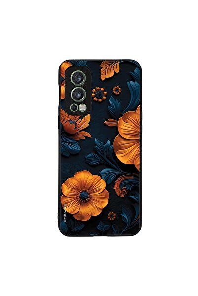 Sonique Θήκη 3D Flower Series για OnePlus Nord 2 5G Πορτοκαλί 01