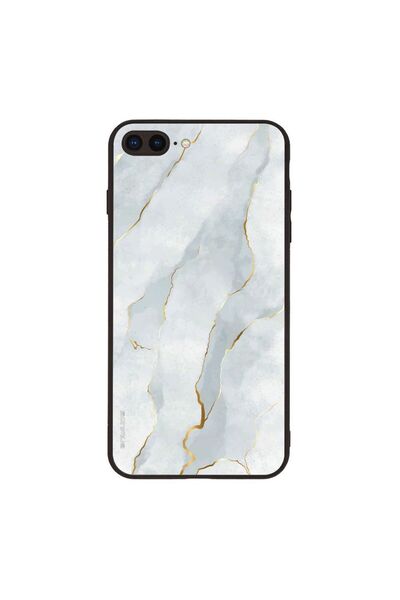Sonique Θήκη Marble Series για Apple iPhone 7 Plus / iPhone 8 Plus Λευκό 01