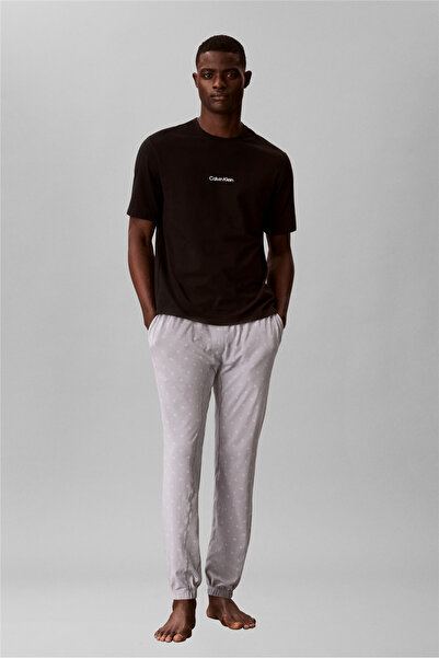 Calvin Klein Erkek Marka Logolu Günlük Kullanıma Uygun Siyah T-Shirt