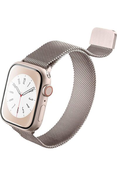Cellularline Steel Bracelet for Apple Watch, 38/40/41mm, Champagne, Yellow