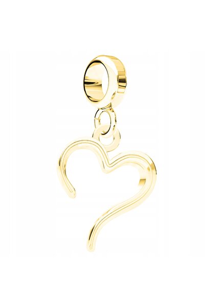 Larezo Pandantiv Tip Charm Pentru Bratari Modulare, Argint 925 Placat Cu Aur ...