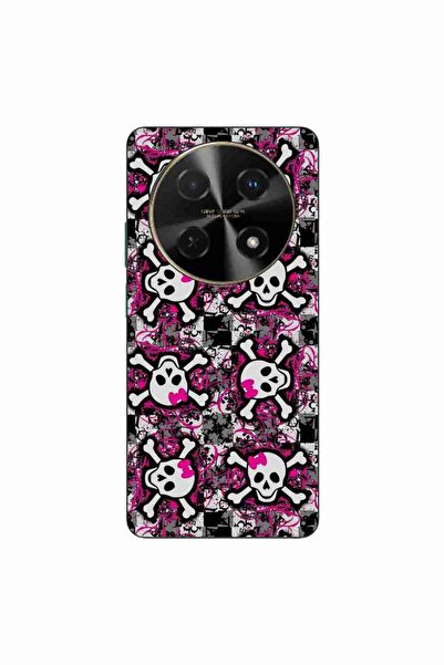 OEM Husa compatibila cu Huawei Nova 12i Silicon Gel Tpu Model Pop Art Skeleton