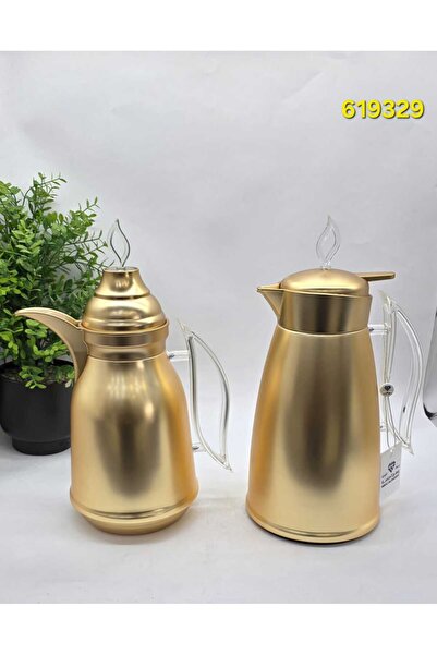 WAHJ ALMASAH Tremas the Tear 1L+1L Gold with Transparent Handles