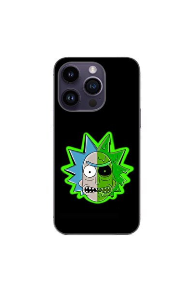OEM Husa compatibila cu Apple iPhone 15 Pro Silicon Gel Tpu Model Rick And Mo...