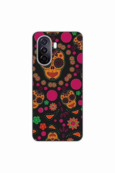 OEM Θήκη συμβατή με Huawei Nova Y70, από σιλικόνη gel TPU, με σχέδιο Φλοράλ Γ...