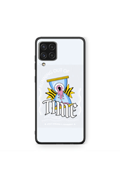 Other Samsung A22 4G Running out of time Black Glossy Θήκη