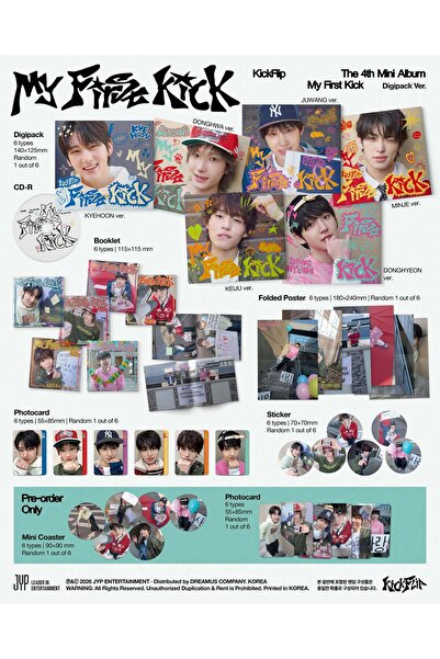 tays store KickFlip - [My First Kick] Digipack Ver. Album (RANDOM)