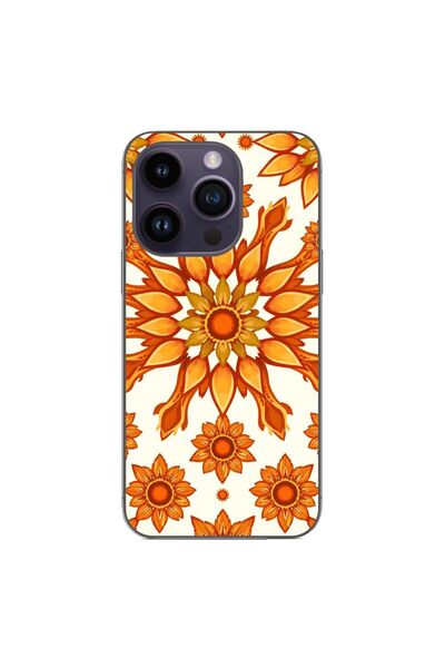 OEM Husa compatibila cu Apple iPhone 15 Pro Silicon Gel Tpu Model Sun Flower ...