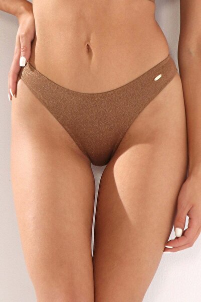 Piera Classic retro brown swim briefs SCILLA DS727