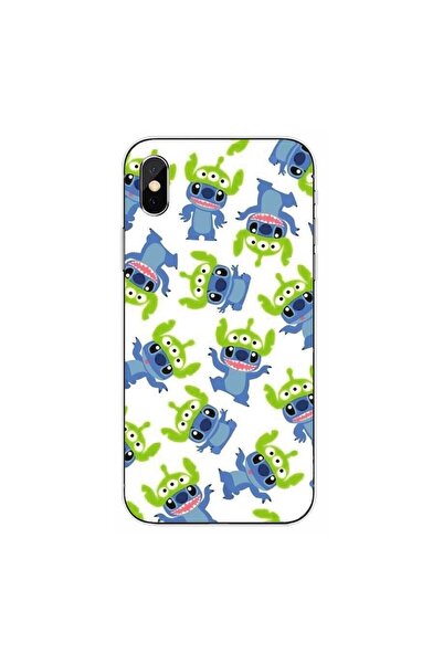 OEM Husa compatibila cu Apple iPhone XS Max Silicon Gel Tpu Model Stitch Patt...