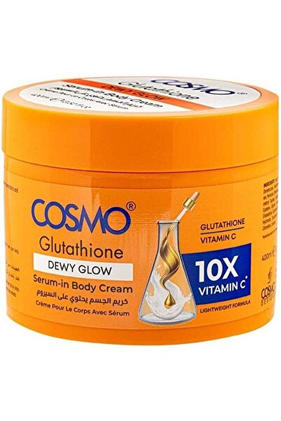 Cosmo Glutathione Dewy Glow Serum-in Body Cream with 10X Vitamin C, Brighteni...