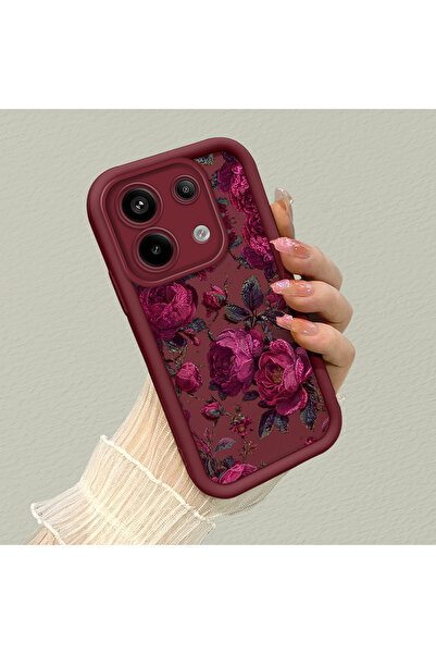 ARTISHELL Redmi Note 13 Pro 5G Uyumlu Şık çiçek desenli, dayanıklı silikon te...