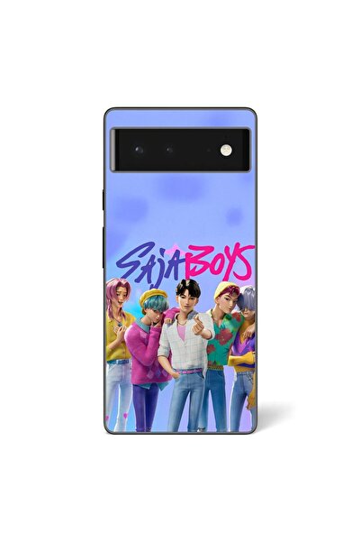 OEM Husa compatibila cu Google Pixel 6 Silicon Gel Tpu Model KPop Demon Hunte...