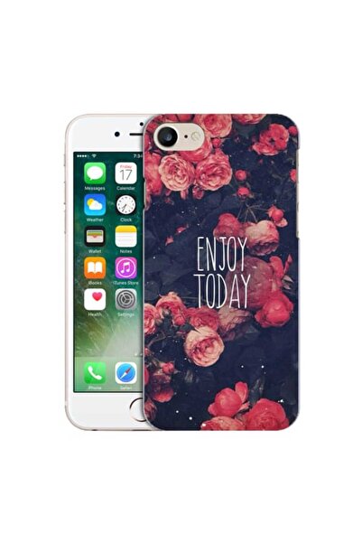 OEM Case compatible with Apple iPhone 7 Silicone Gel Tpu Model Enjoy Today
