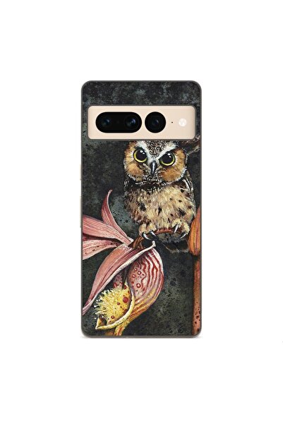 OEM Калъф, съвместим с Google Pixel 7 Pro, силиконов гел TPU, с изрисувана ша...