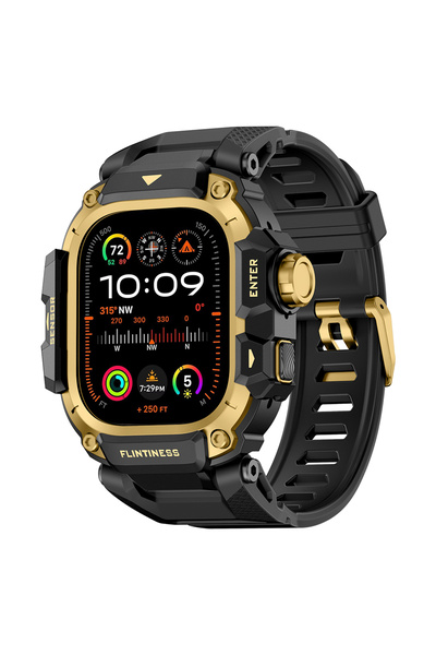 Mohseven Watch Ultra 49mm Uyumlu iWatch Punk Fortress Serisi Kasa Koruyuculu ...