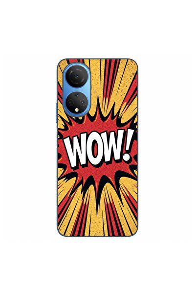 OEM Husa compatibila cu Honor X7 Silicon Gel Tpu Model Comic Book WOW Text