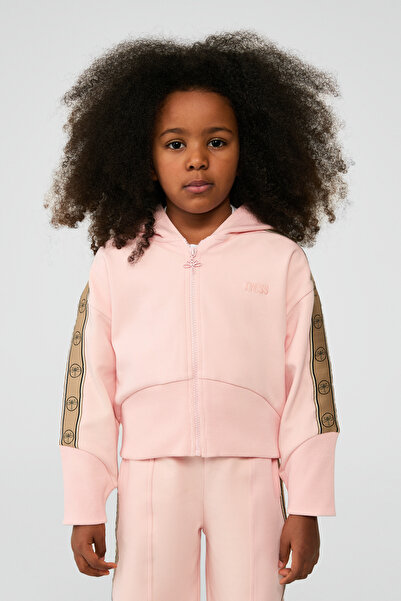 Tyess Girl Pink Tracksuit Top