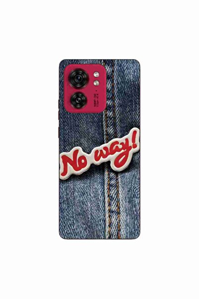 OEM Θήκη συμβατή με Motorola Edge 40 Σιλικόνης Gel TPU Μοντέλο No Way Jeans