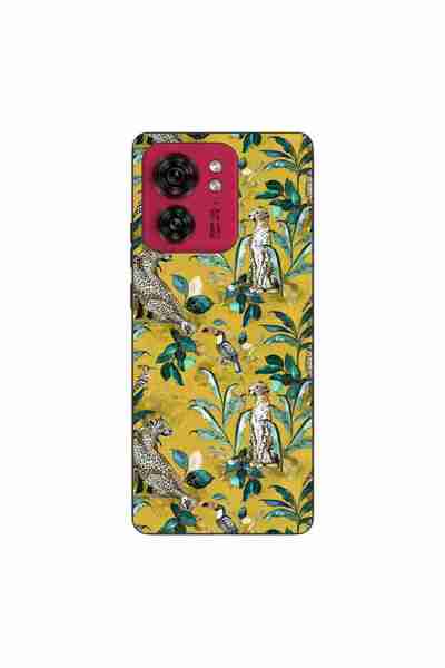 OEM Case compatible with Motorola Edge 40 Silicone Gel Tpu Model Yellow Jungl...