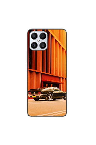 OEM Husa compatibila cu Honor X8 4G Silicon Gel Tpu Model Mustang Sunset