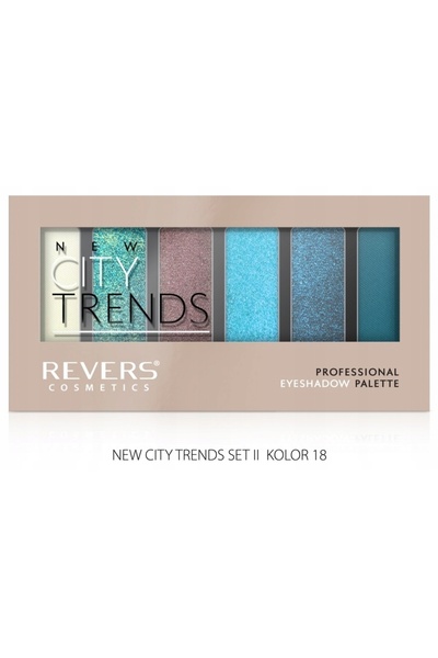 Revers cosmetics Revers City Trends Eyeshadow Palette Women 6 Shades
