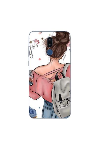 OEM Husa compatibila cu Huawei Mate 10 Lite Silicon Gel Tpu Model Girl Fashio...