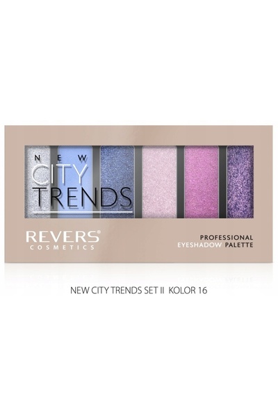 Revers cosmetics Revers City Trends Eyeshadow Palette Women 6 Shades