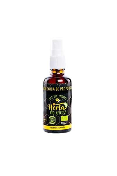 Herta Bio Apicole Tinctura de Propolis cu Alcool cu pulverizator - 50 ml